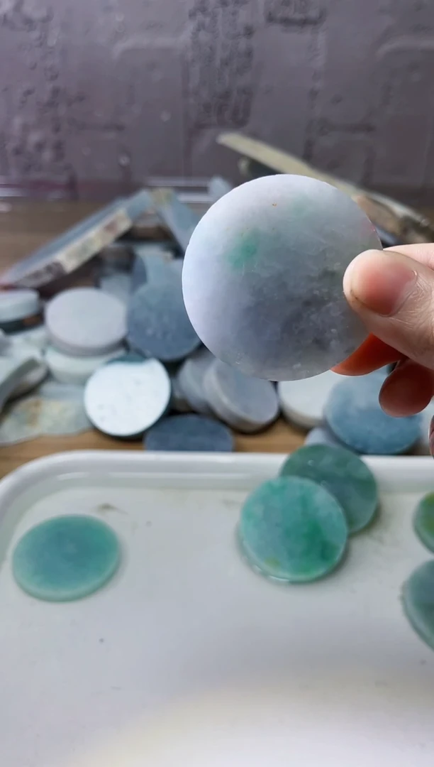 裸石翡翠翡翠a货正品玉石古陈485