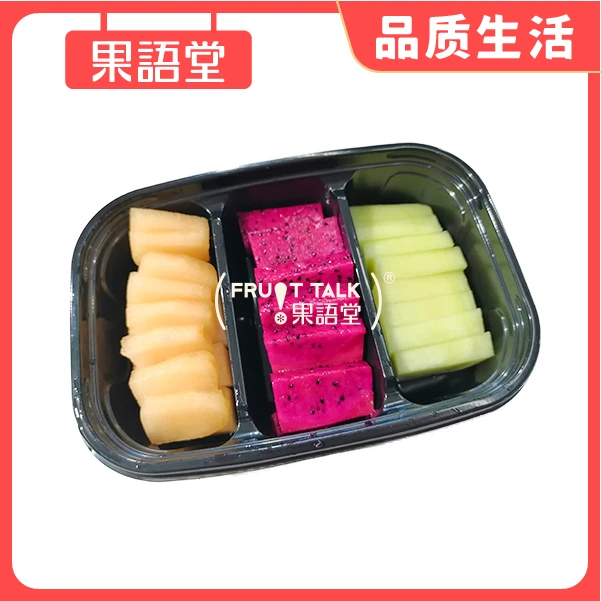 果切红火龙+蜜瓜+网纹瓜