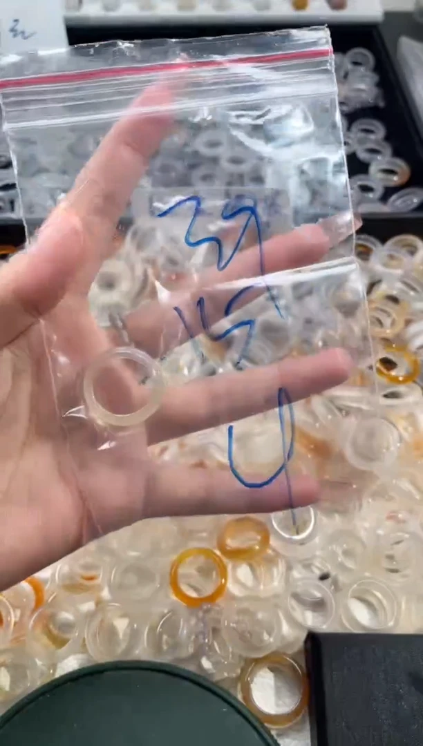 玛瑙/玉髓戒指未镶嵌39