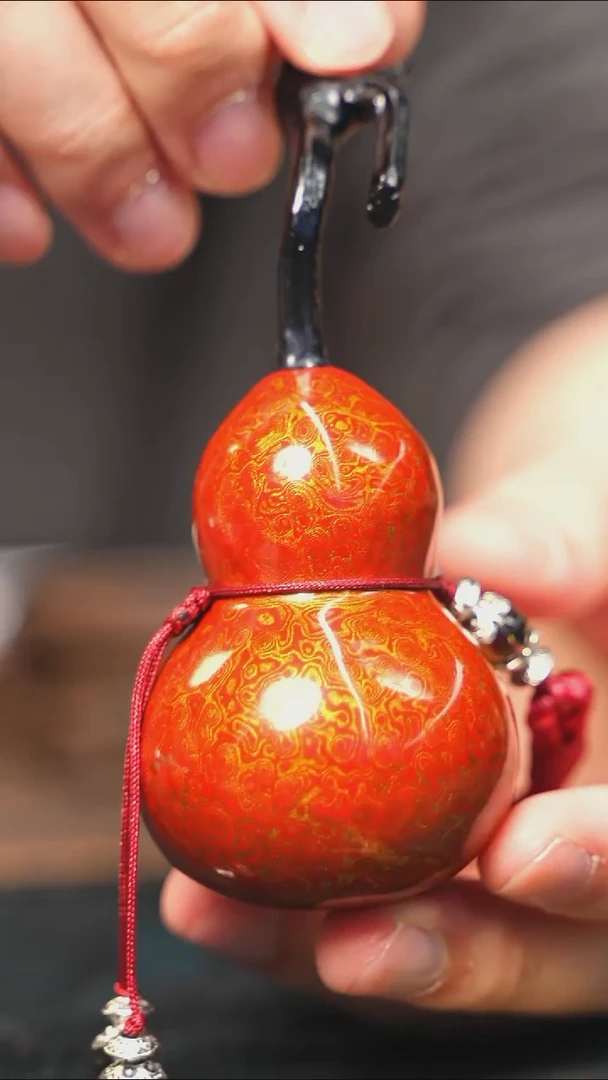 【闪购商品】RW161漆艺手捻小葫芦（未开口）