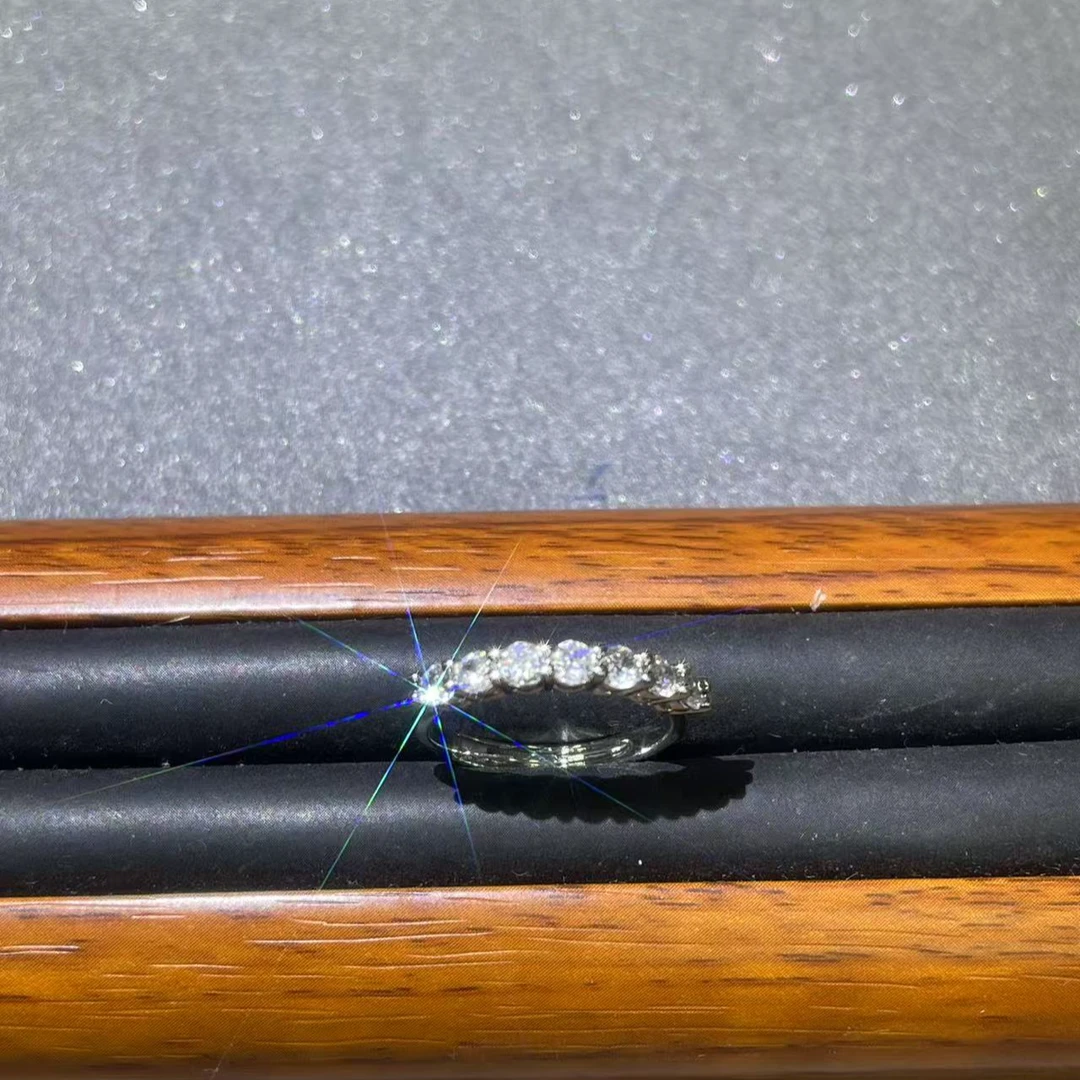 s6672白色七公主开口戒指多样性发货