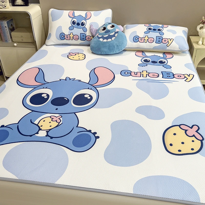 夏季冰丝凉席床单款夏凉垫2025新款夏天凉感床单可折叠空调软席子