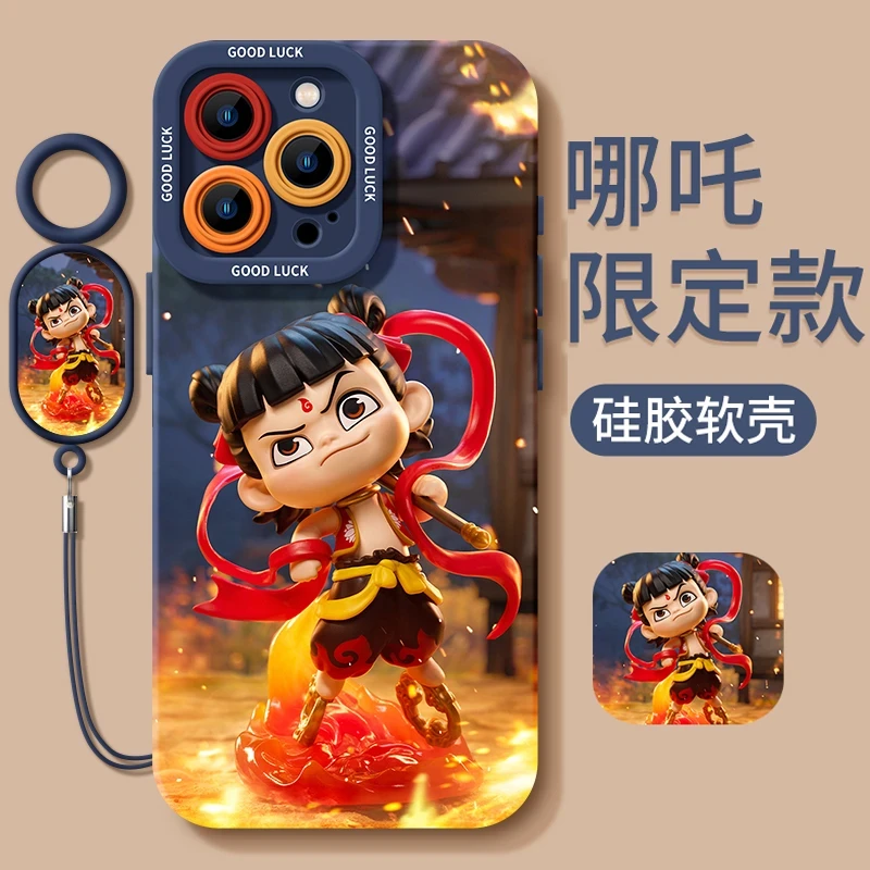 哪吒适用苹果16promax手机壳魔童iphone13新款15promx创意12爆款