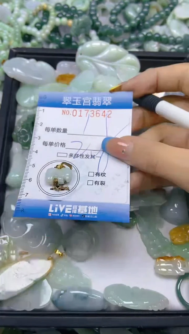 翡翠未镶嵌颈饰闪购0173642