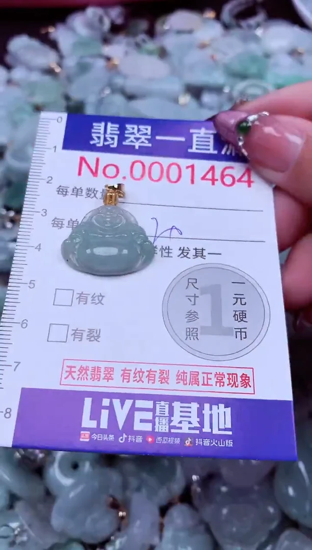 吊坠(不含链)未镶嵌翡翠1464