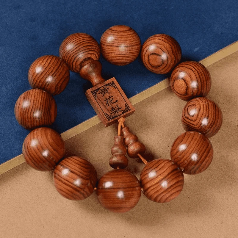 黄花梨珠单圈20mm手串