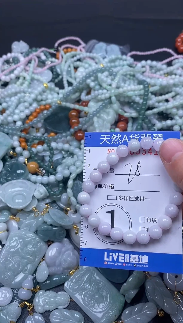 颈饰未镶嵌翡翠天然A货翡翠000341