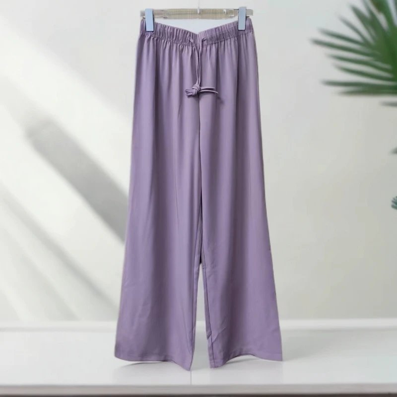 垂坠感女夏季宽松显瘦高腰直筒老爹裤1168(E14-2)