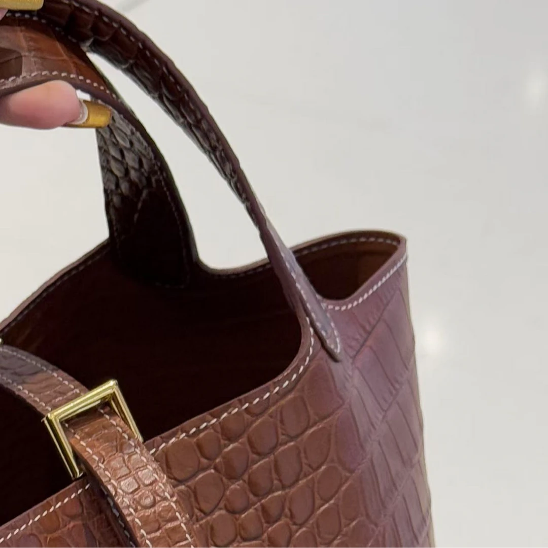 【叹花语意】18厘米马鞍鳄鱼菜篮子