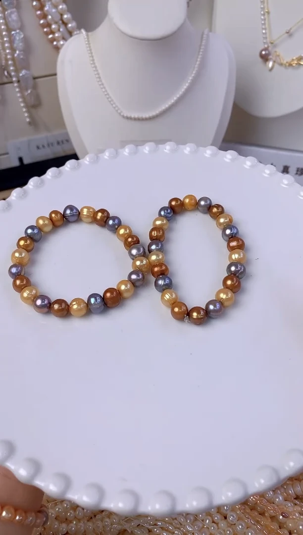 淡水珍珠未镶嵌颈饰L22