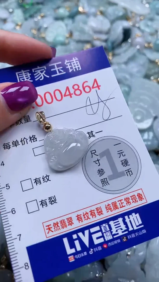 颈饰未镶嵌翡翠4864