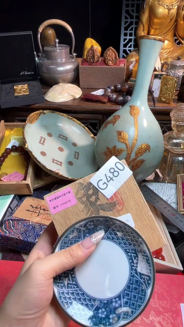 茶宠瓷片盘子瓷片盘子