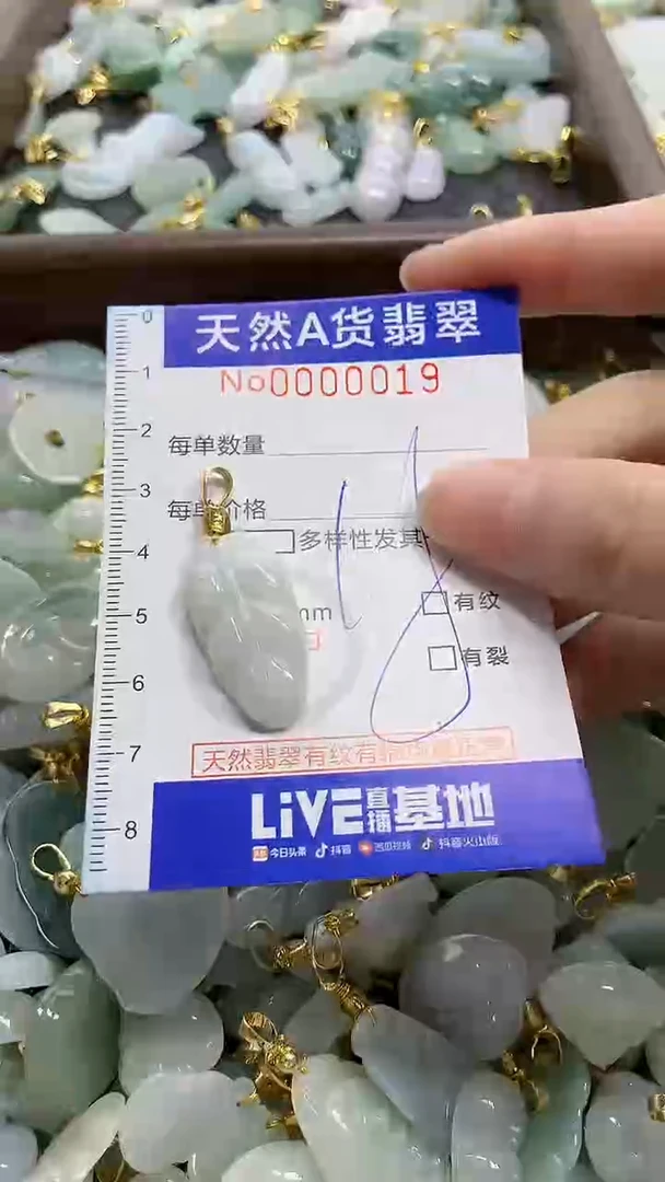 颈饰未镶嵌翡翠天然A货翡翠