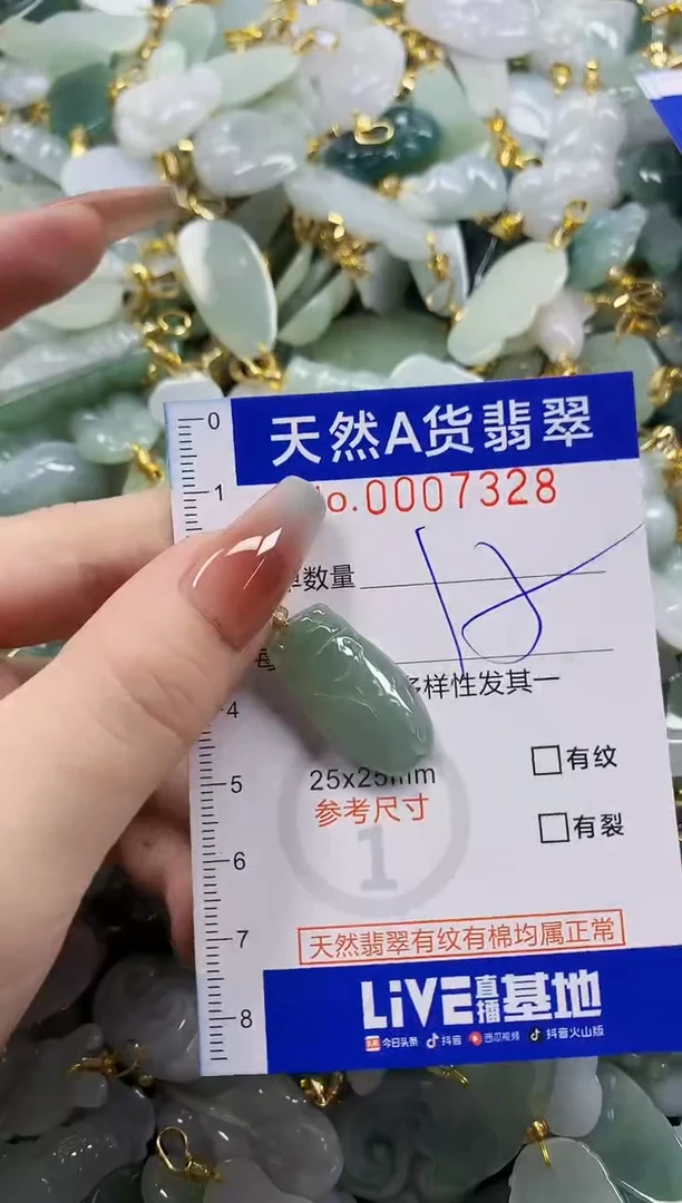 颈饰未镶嵌翡翠天然A货翡翠
