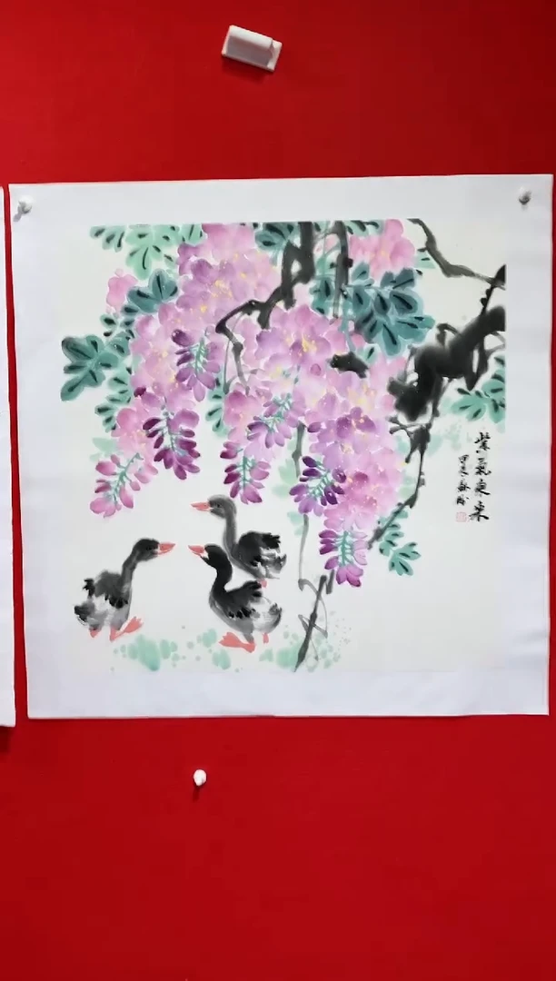 【闪购商品】国画sp659杰苏盼老师作品