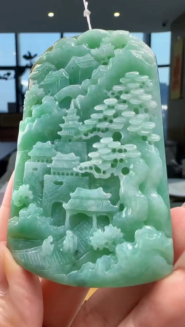 翡翠未镶嵌颈饰YJ@@WS50429007