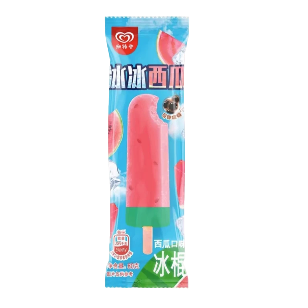 和路雪冰冰西瓜冰棍西瓜口味 80g/4支