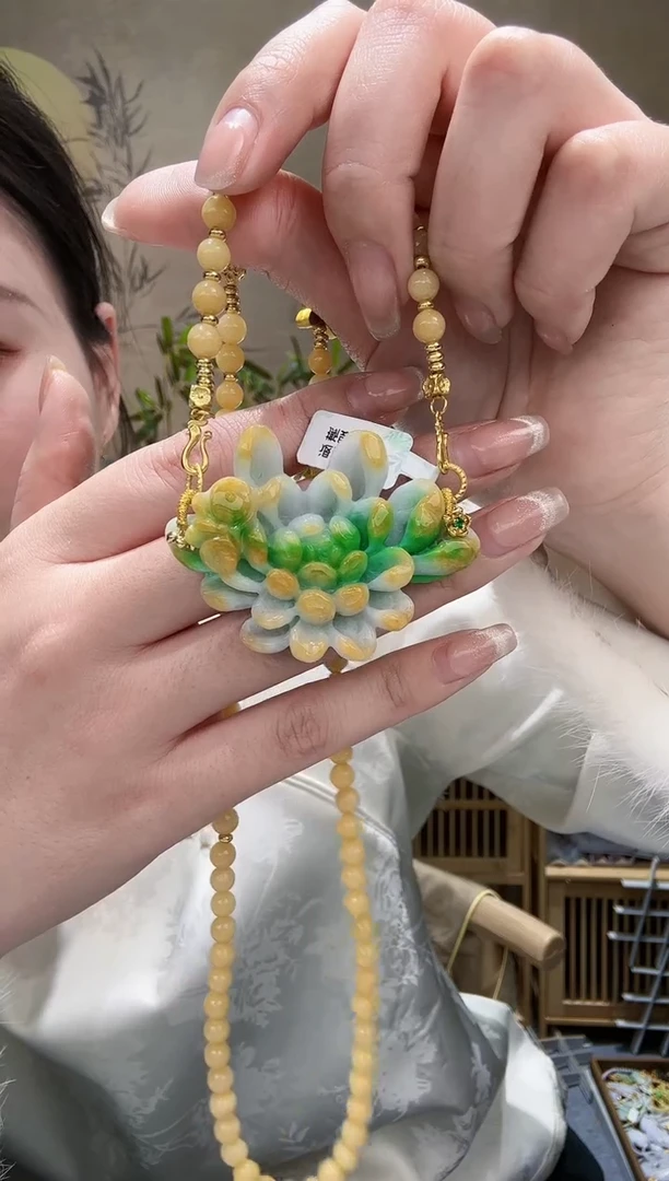 【闪购商品】翡翠耳饰未镶嵌吊坠