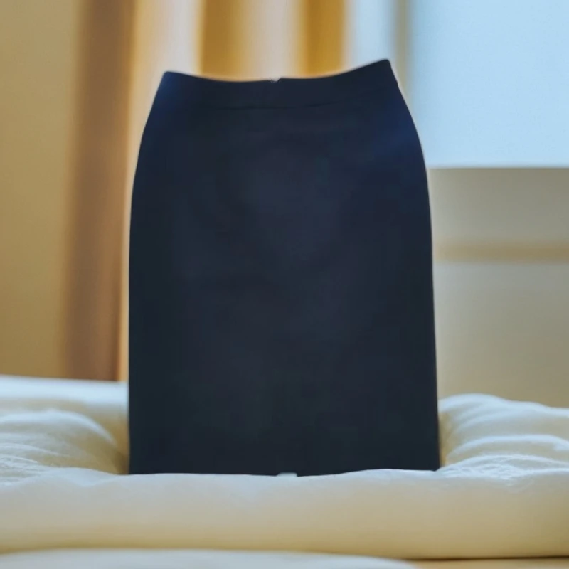 6551黑色西装半裙