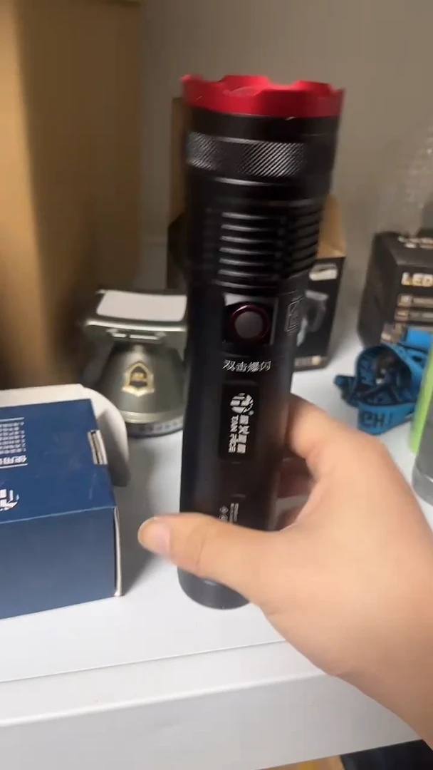 【超亮激光炮】单灯芯高功率铝合金大手电