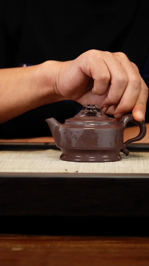 茶壶紫砂四底磐石