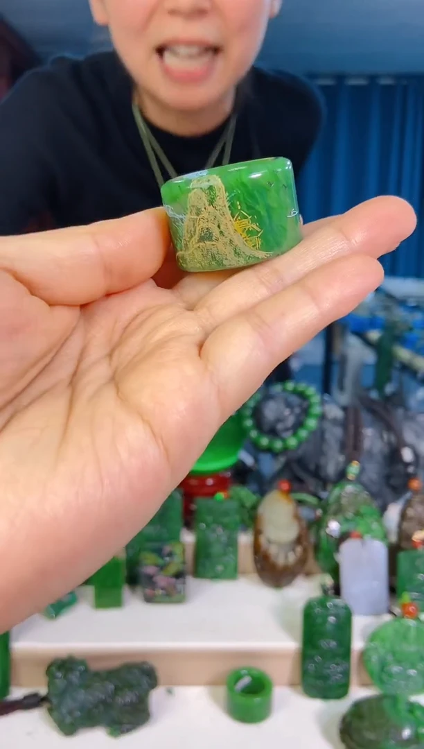 和田玉未镶嵌挂件1