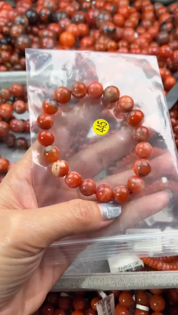 未镶嵌手串南红玛瑙10+