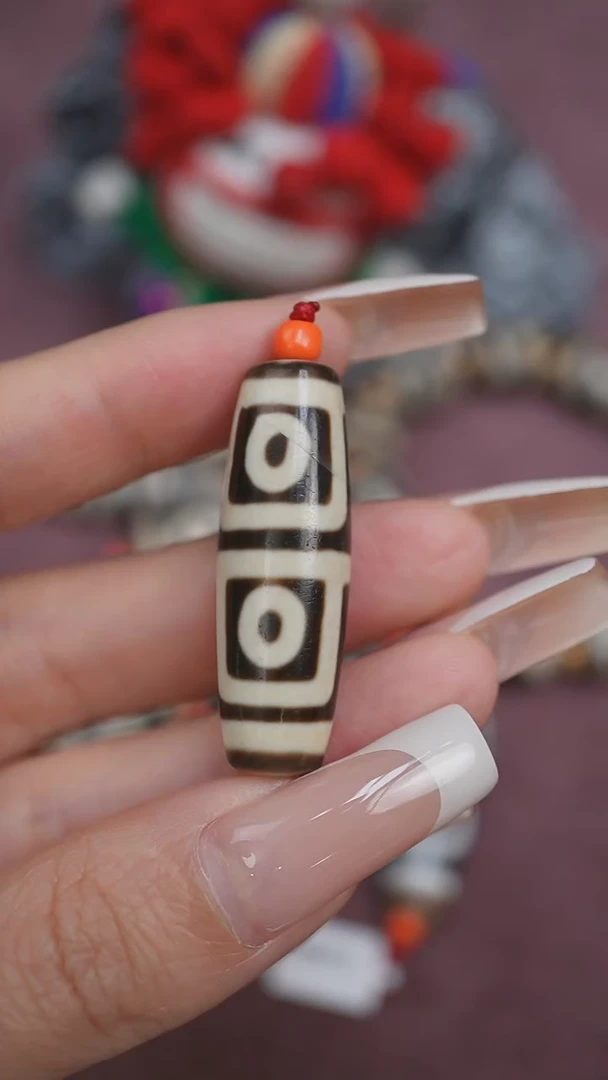 【闪购商品】玛瑙/玉髓颈饰未镶嵌蚀花玛瑙珠定制编绳