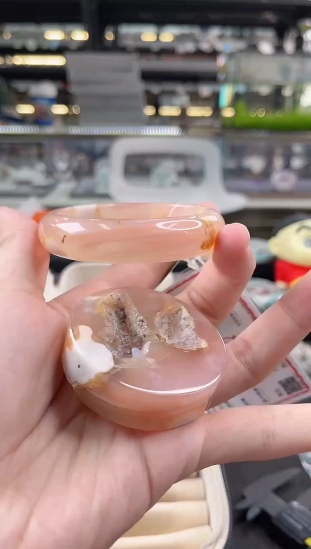 未镶嵌手镯石英质玉57圈口 （赠品镯心）3885012