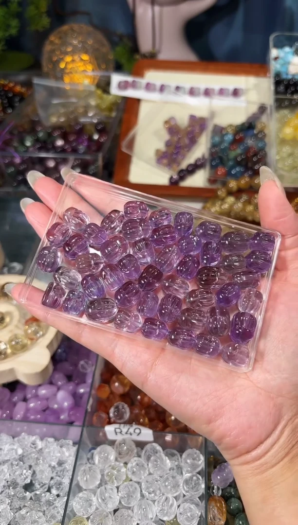 【闪购商品】水晶手串未镶嵌紫黄趴趴狐单个