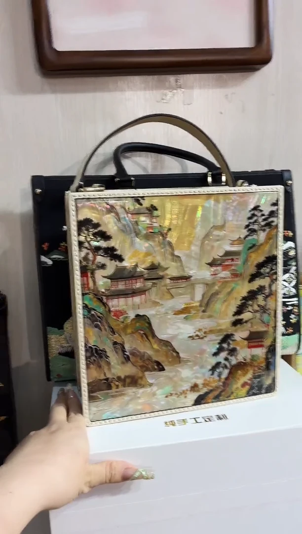 织物?****?山水螺钿