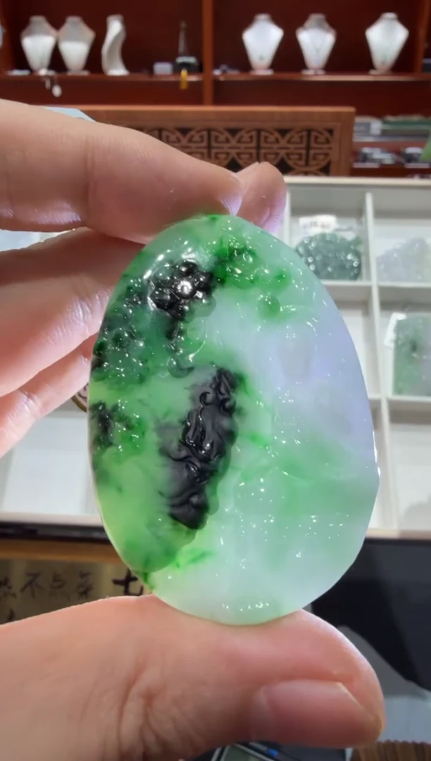 未镶嵌挂件翡翠A货翡翠多样性孤品