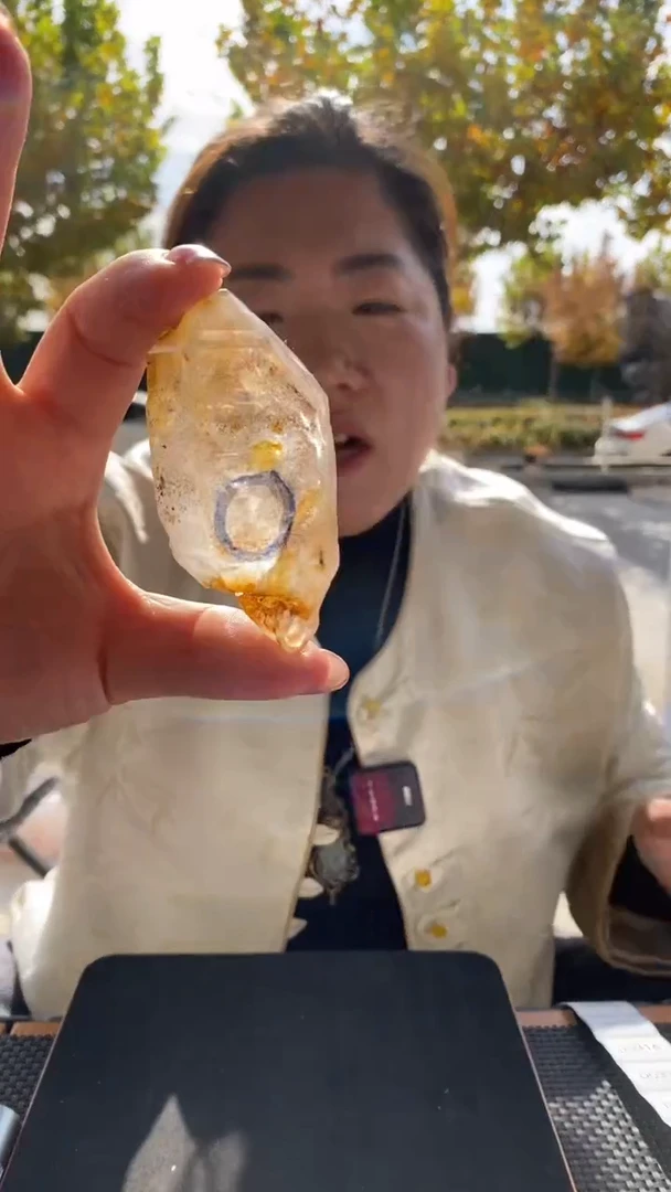 未镶嵌珠宝半成品水晶水胆原石D312
