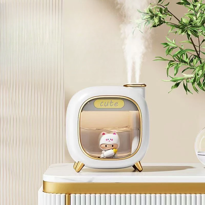 加湿器充电款小型超大雾量卧室迷你办公桌静音加湿器