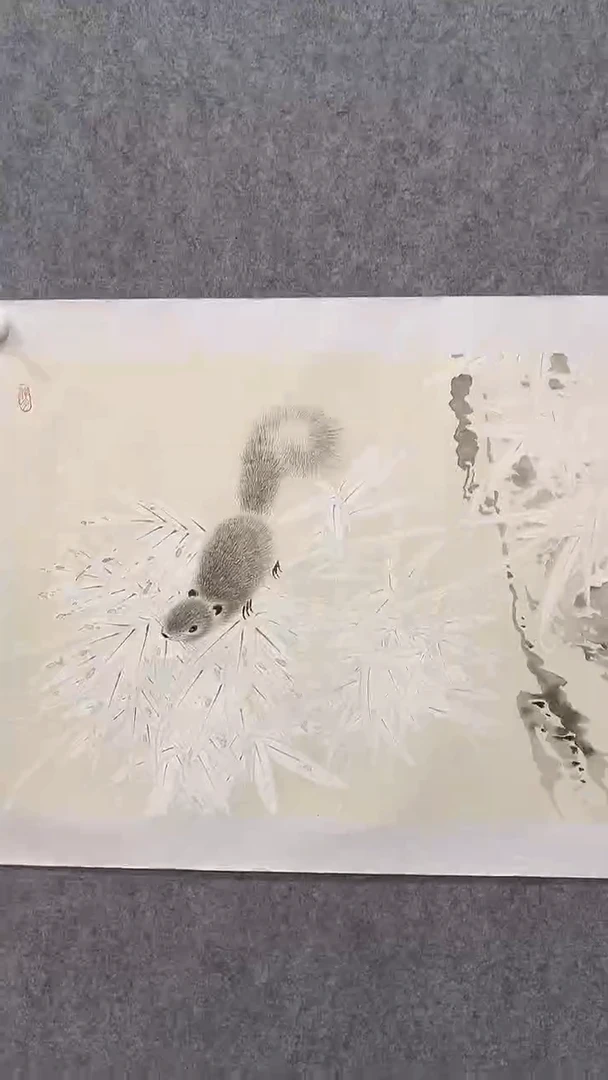 国画邹训精-2.4平尺-国画作品-yz