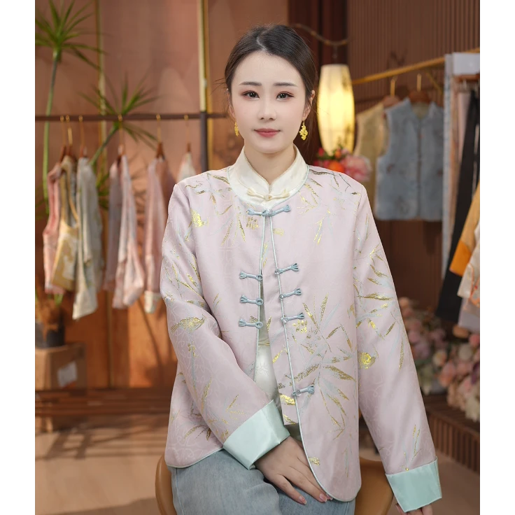 《 如梦湘-外套》新中式提花休闲百搭春夏限定清爽外套
