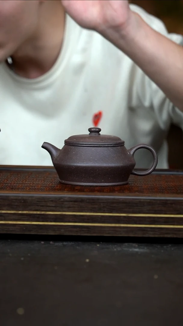 茶壶紫砂   CZP     大水潭天青泥     曼殊    220cc