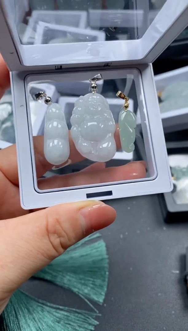 吊坠(不含链)未镶嵌翡翠1017