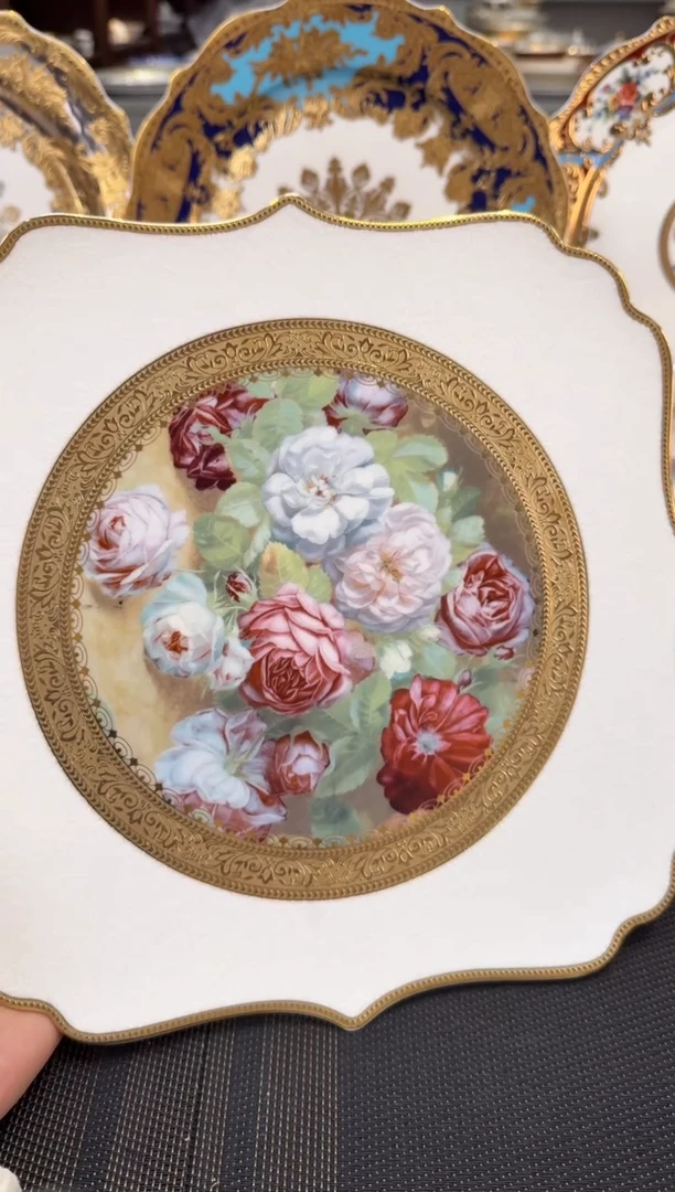 搪瓷11寸展示盘1个