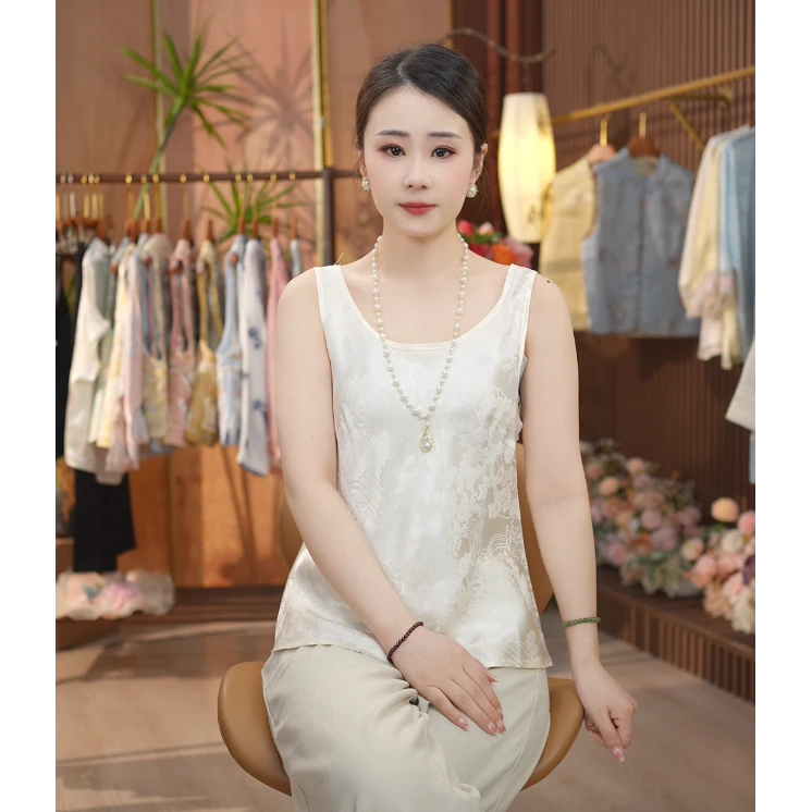 《 云禾-背心》新中式提花国风清爽透气休闲百搭背心