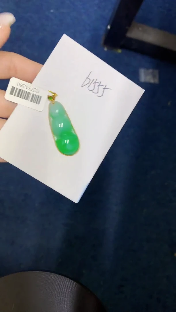【闪购商品】翡翠颈饰18K金镶嵌0000000000
