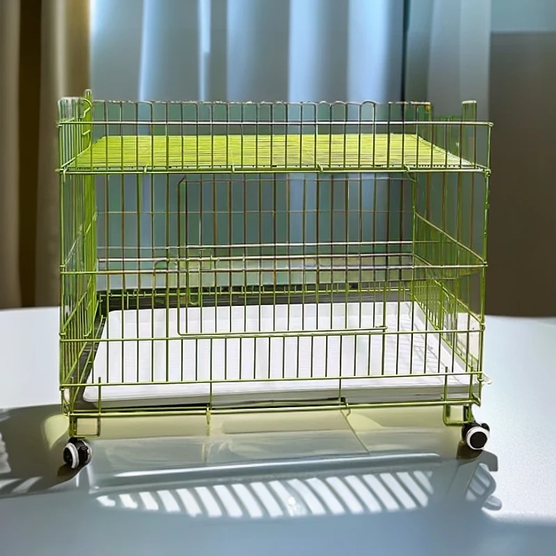 纳米烤漆宠物围栏狗笼中小型犬室内折叠展示笼