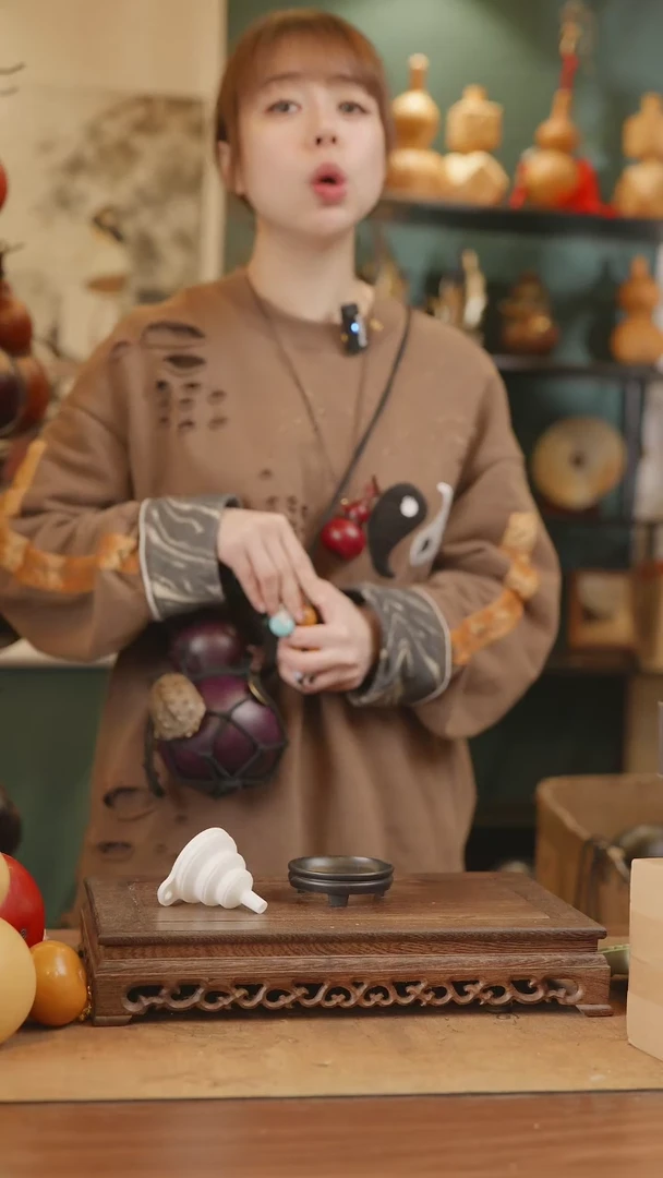 【闪购商品】93号精品天然大漆工艺防渗内胆酒葫芦~