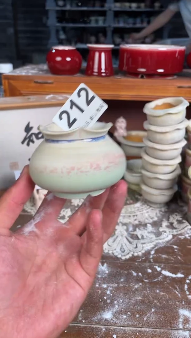 瓷片212知木小芳花盆