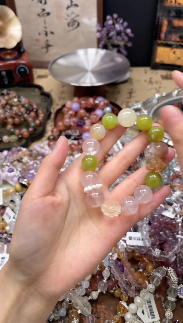 【闪购商品】岫玉手饰未镶嵌1498手串