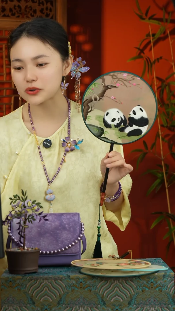 刺绣纯手工非遗国风饰品