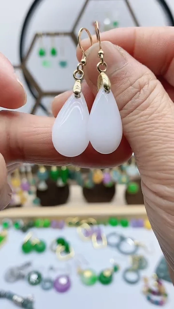 未镶嵌和田玉耳饰22