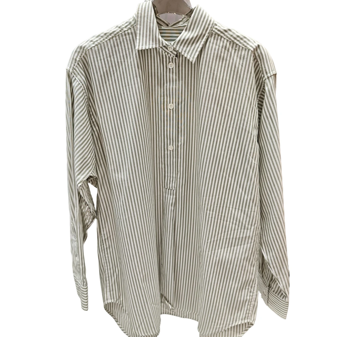 条纹衬衫宽松显瘦113