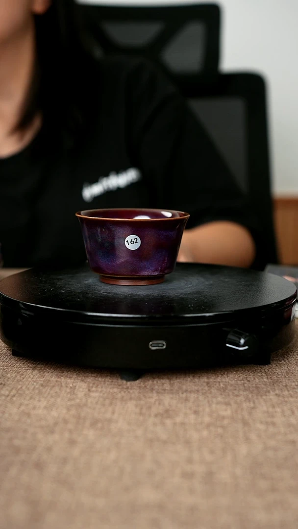 壶162#白露伟一级品原矿钧瓷压手杯