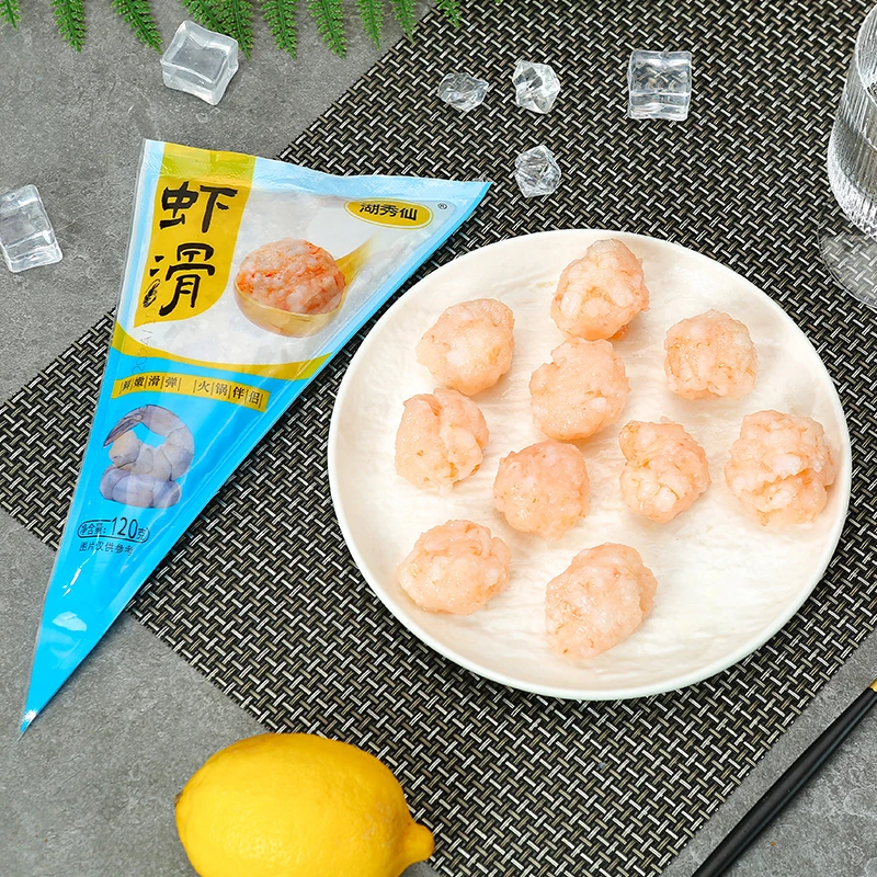 湖秀仙湖秀仙洪泽湖厂家淡水虾仁虾滑纯虾肉拍8送2（共10包）